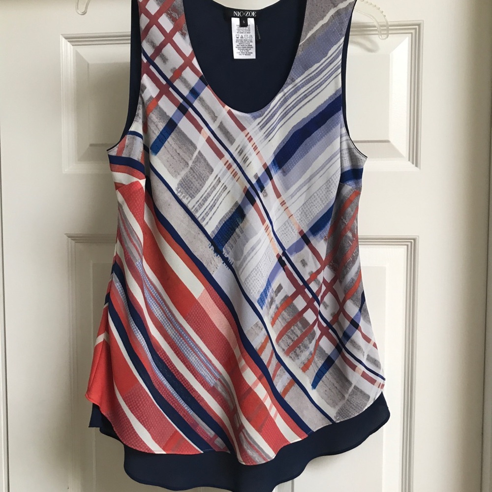 Reversible Nic+Zoe Sleeveless Blouse